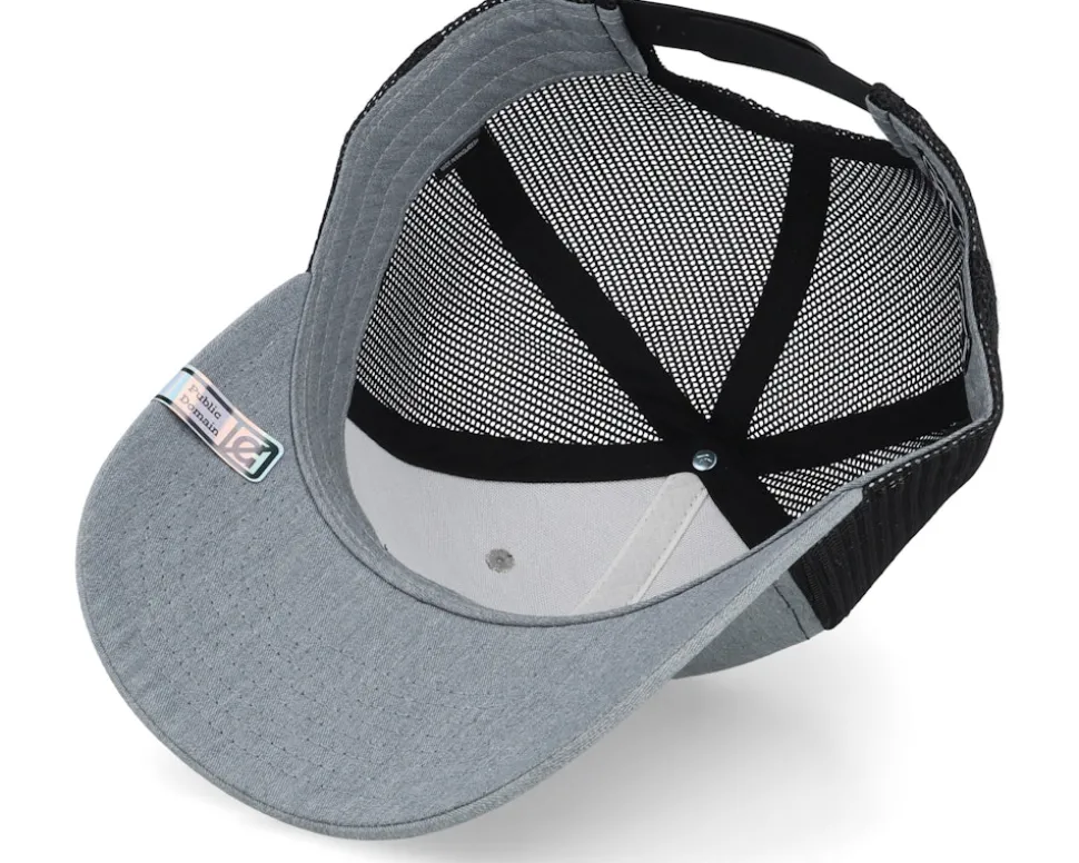 Lunch Atop A Skyscraper Grey/Black Trucker - Public Domain