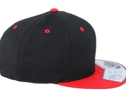 Lux Black/Red 110 Snapback - Yupoong