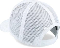 Luxury Car Gold Patch Velvet White A-frame Trucker - Calza Pennello