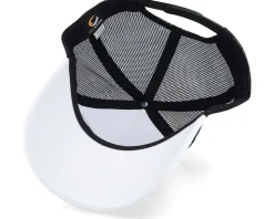 Luxury Car Silver Patch Velvet White/Black A-Frame Trucker - Calza Pennello