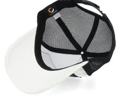 Luxury Hot Rod Velvet White/Black A-frame Trucker - Calza Pennello