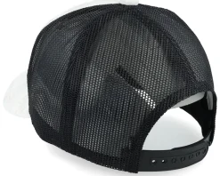 Luxury Hot Rod Velvet White/Black A-frame Trucker - Calza Pennello