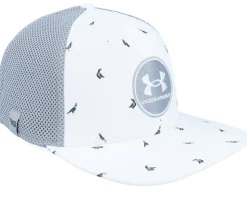 M Iso-chill Drive Low Str Distant Gray Fitted - Under Armour