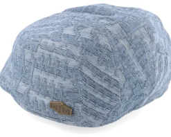 Maddy 100 % Cotton 1 Blue Flat Cap - MJM Hats