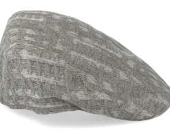 Maddy 100% Cotton Olive Flat Cap - MJM Hats