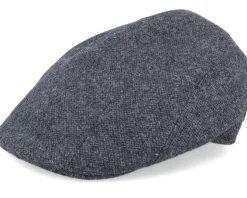 Maddy 32 Organic Wool/Cashmere Anthracite Flat Cap - MJM Hats