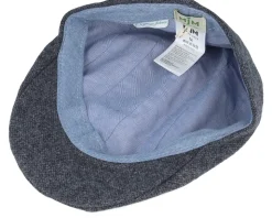 Maddy 32 Organic Wool/Cashmere Anthracite Flat Cap - MJM Hats