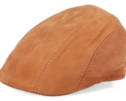 Maddy Eco Linen Beige Flat Cap - MJM Hats