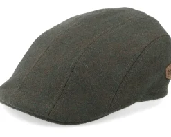 Maddy El Eco Merino Wool Loden Flat Cap - MJM Hats