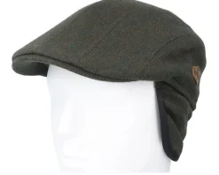 Maddy El Eco Merino Wool Loden Flat Cap - MJM Hats