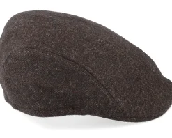 Maddy El Eco Merino Wool Brown Flat Cap - MJM Hats