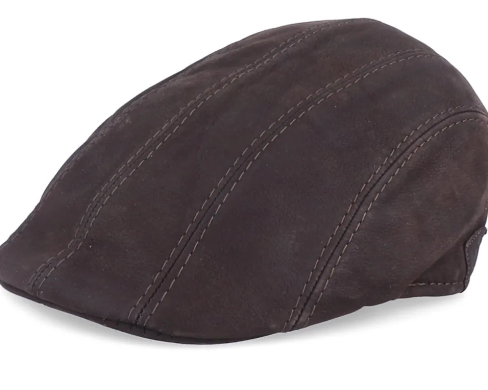 Maddy El Wool Anthracite Flat Cap - MJM Hats