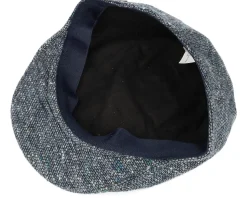 Maddy Virgin Wool Blue Flat Cap - MJM Hats