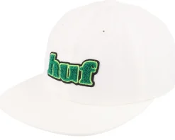 Madison 6 Panel Hat White Strapback - HUF
