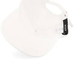 Madison 6 Panel Hat White Strapback - HUF