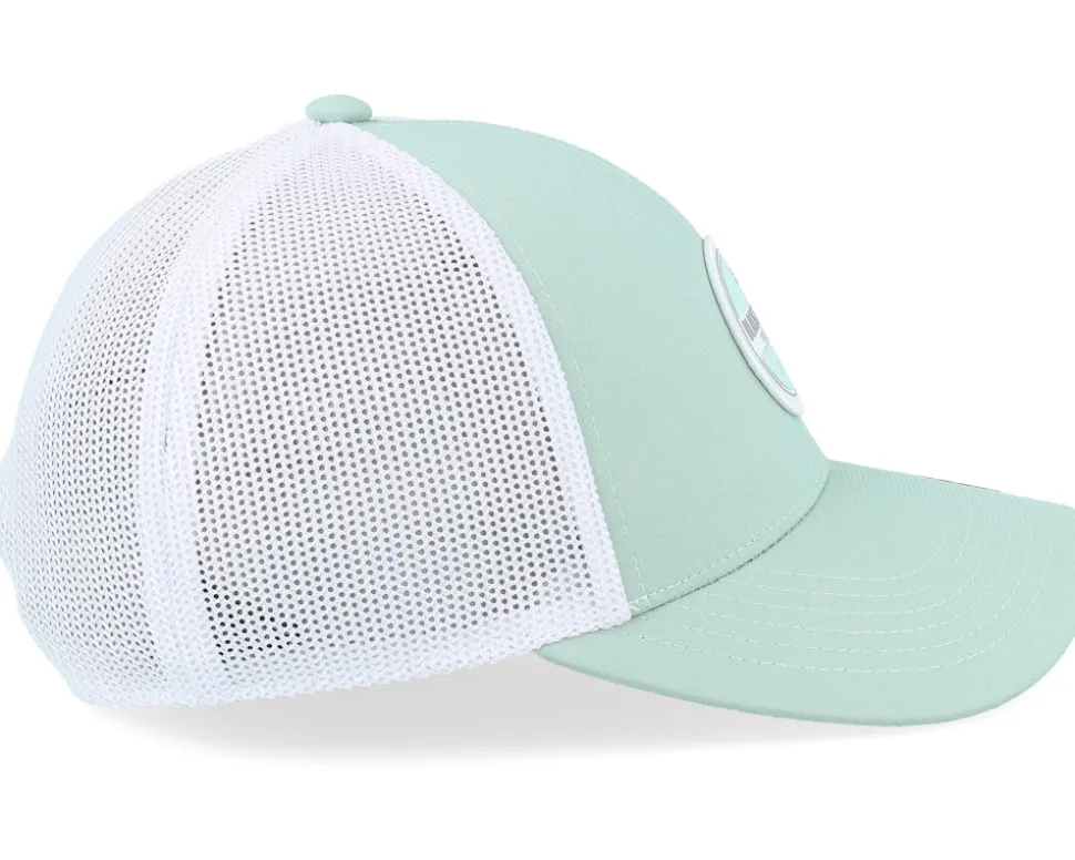 Magnitude Mint W White Mesh W Patch Trucker - Black Clover
