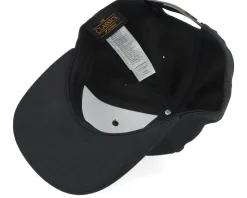 Maltese Cross Skull Black Patch Black Snapback - Born To Ride