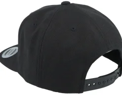 Maltese Cross Skull Brown Patch Black Snapback - Born To Ride