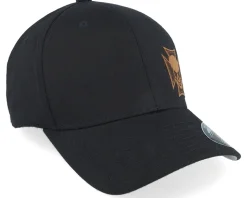 Maltese Cross Skull Brown Patch Black Flexfit - Born To Ride