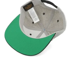 Maltese Cross Skull Patch Heater Grey/Black - Born To Ride