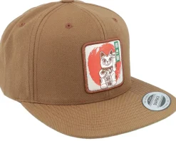 Maneki-neko Tan Snapback - Yapan