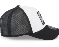 Manga Man Retro Black/White/Black Trucker - Bearded Man