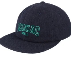 Maniac Cap Black Towel Snapback - Reell