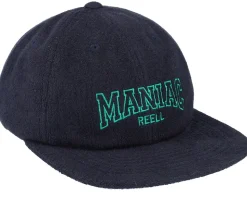Maniac Cap Black Towel Snapback - Reell