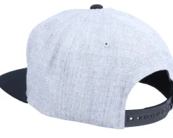 Manny x Hatstore King Vulture Heather Grey/Black Snapback - Iconic