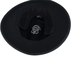 Marco El Wool W.p/Crushable Black Earflap Fedora - MJM Hats