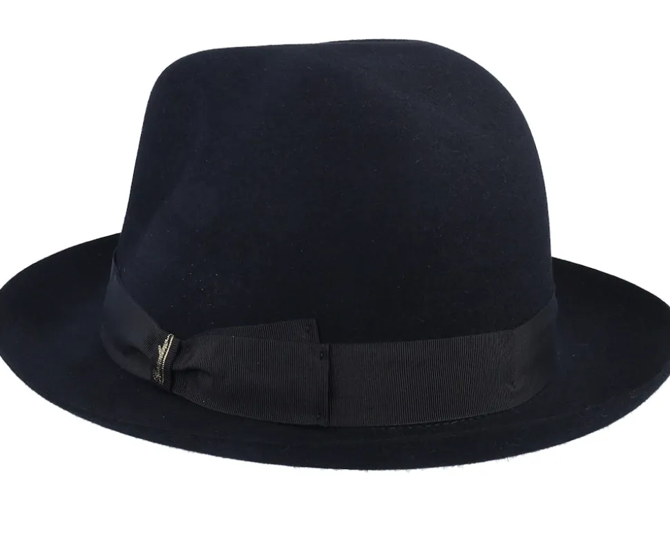 Marengo Black Fedora - Borsalino
