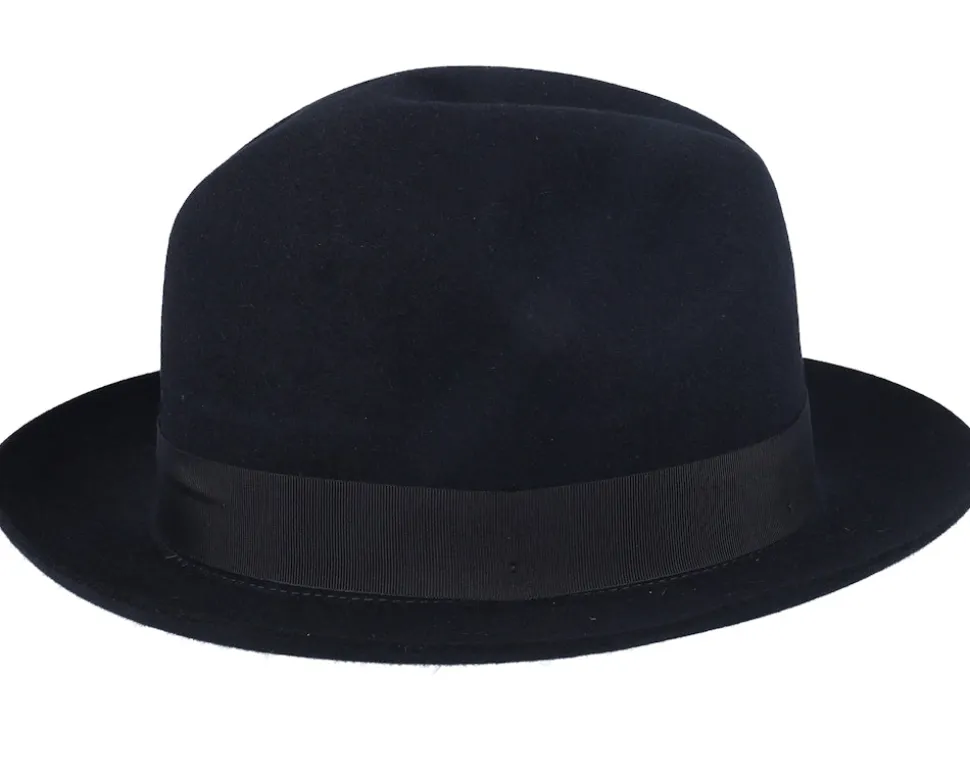 Marengo Black Fedora - Borsalino