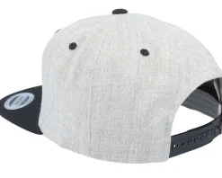Marlin Fishing Heather Grey/Black Snapback - Skillfish
