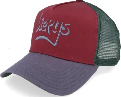 Maroon/Dark Green/Navy Trucker - Lierys