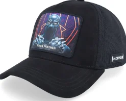 Marvel Black Panther Black Premium A-Frame Trucker - Capslab