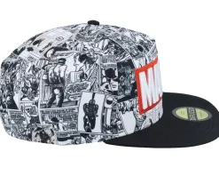Marvel Classic Logo Grey Snapback - Difuzed