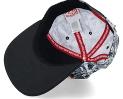 Marvel Classic Logo Grey Snapback - Difuzed