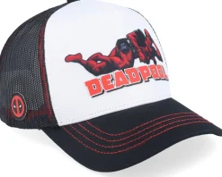 Marvel Deadpool White/Black Trucker - Capslab