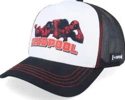 Marvel Deadpool White/Black Trucker - Capslab