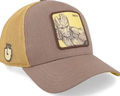 Marvel Groot Yellow/Brown Trucker - Capslab