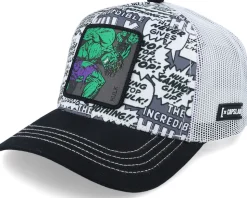 Marvel Hulk White/Black Trucker - Capslab