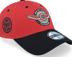 Marvel Winter Soldier Badge Baseball Red/Black Adjustable - Difuzed