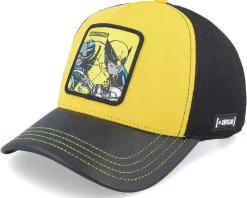 Marvel Wolverine Black/Yellow Trucker - Capslab