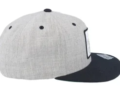 Marvin The Martian Writing Heather Grey/Black Snapback - Looney Tunes