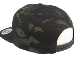 Master Sergeant Insignia Side Panel Multicam Black Snapback - Army Head