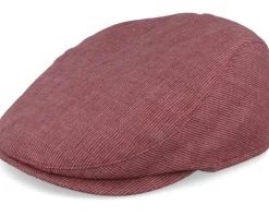 Matteo Stripes Red Flat Cap - Mayser