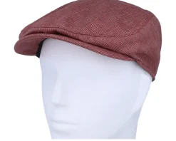 Matteo Stripes Red Flat Cap - Mayser