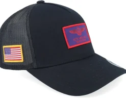 Maverick Black A-Frame Trucker - Top Gun