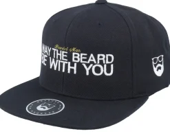May The Beard Black Snapback - Bearded Man