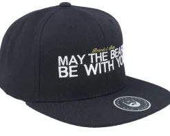 May The Beard Black Snapback - Bearded Man